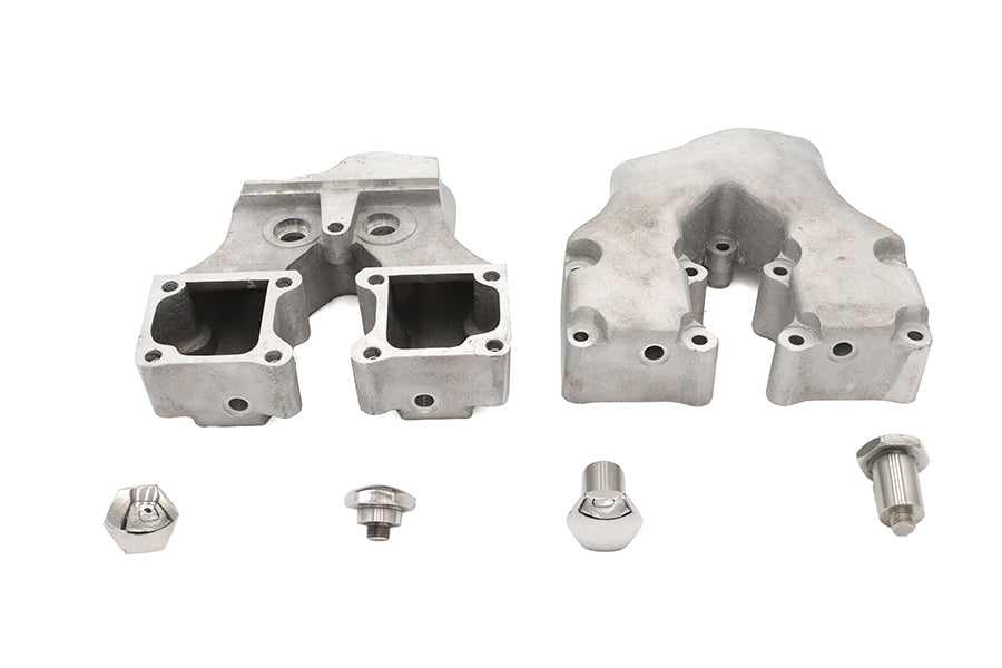 11-6684 - Knucklehead Rocker Box Cover Set Natural Cast by Motorshop