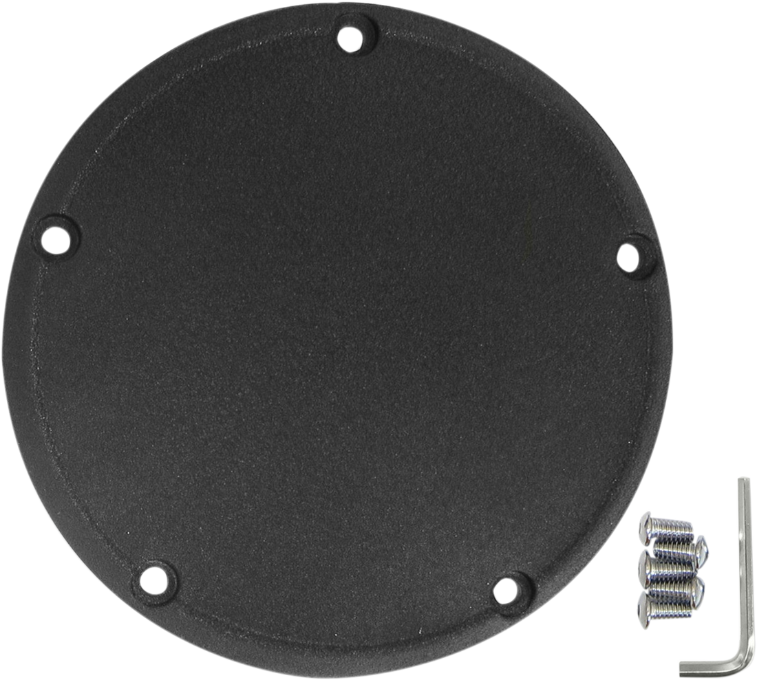 1107-0362 - DRAG SPECIALTIES Derby Cover - Wrinkle Black 33-0054WB