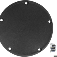 1107-0362 - DRAG SPECIALTIES Derby Cover - Wrinkle Black 33-0054WB