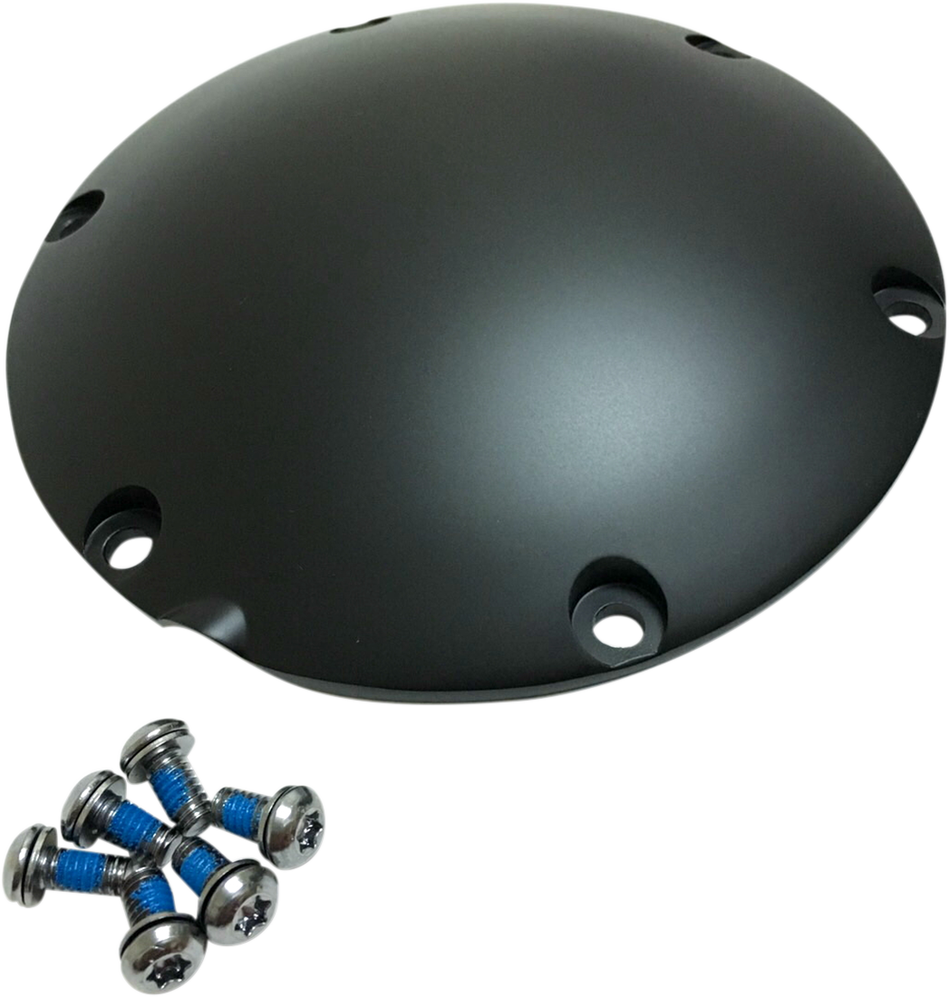 1107-0440 - DRAG SPECIALTIES Derby Cover - Satin Black 301500