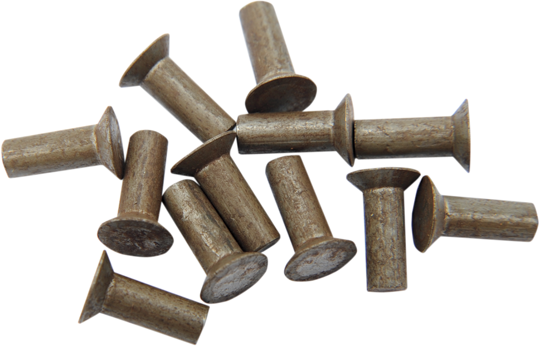 1112-0041 - EASTERN MOTORCYCLE PARTS Ratchet Plate Rivets - 12 Pack - '71-'79 Sportster A-8216