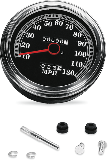 DRAG SPECIALTIES FL-Style 2240:60 Speedometer - '89-'95 Face 72423M