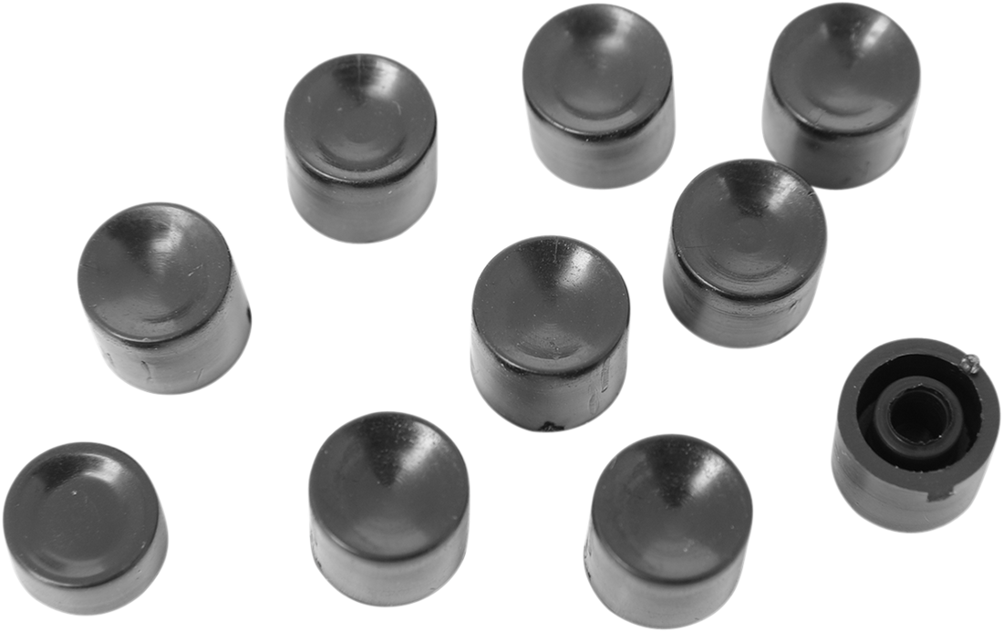 DRAG SPECIALTIES Handlebar Switch Button Caps - Turn Signal - Long - Black 26-0192-BC101