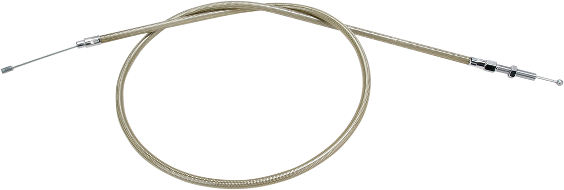 MOTION PRO Armor Coat Braided Stainless Steel Clutch Cable - Coil Wound - 53-1/2" 66-0072