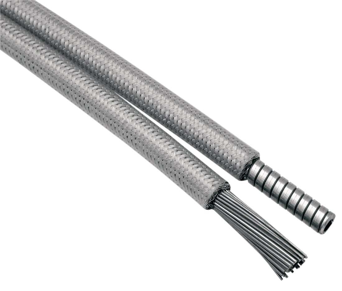 MOTION PRO Armor Coat Braided Stainless Steel Clutch Cable - Coil Wound - 52" 66-0252