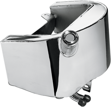 DRAG SPECIALTIES Side Fill Oil Tank - Chrome - 89'-99' Softail 74761A