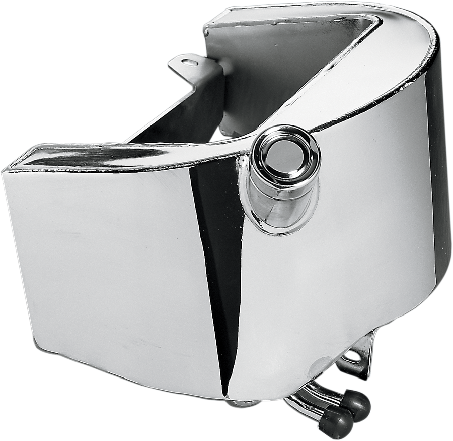 DRAG SPECIALTIES Side Fill Oil Tank - Chrome - 89'-99' Softail 74761A