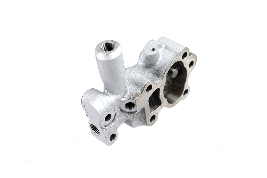 12-0456 - Knucklehead Oil Pump Body Silver by Motorshop