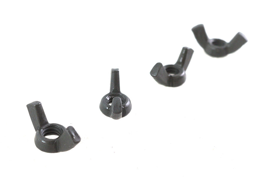12-0538 - Parkerized 6 Volt Battery Rod Wing Nuts by Motorshop