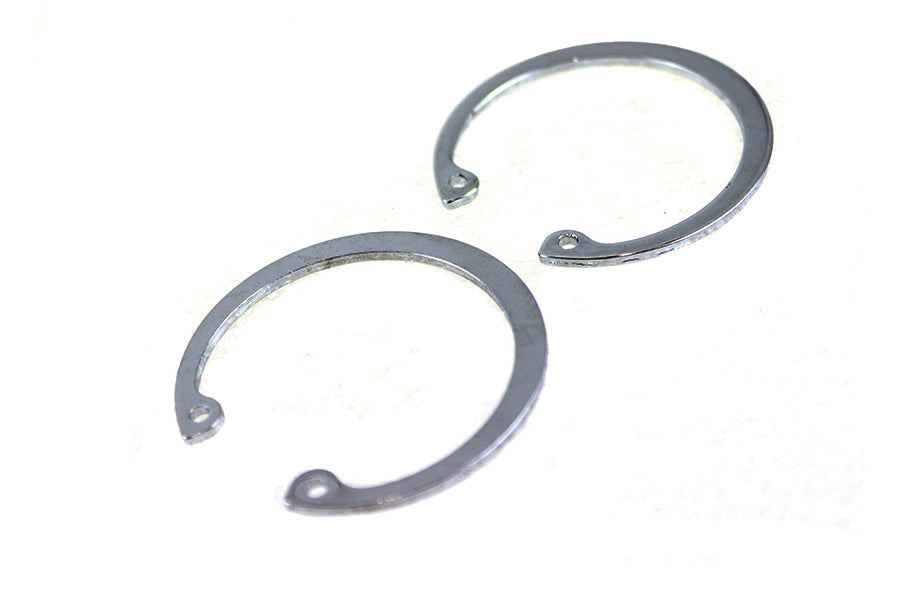 12-0933 - Wheel Hub Bearing Snap Ring Set Chrome by V-Twin