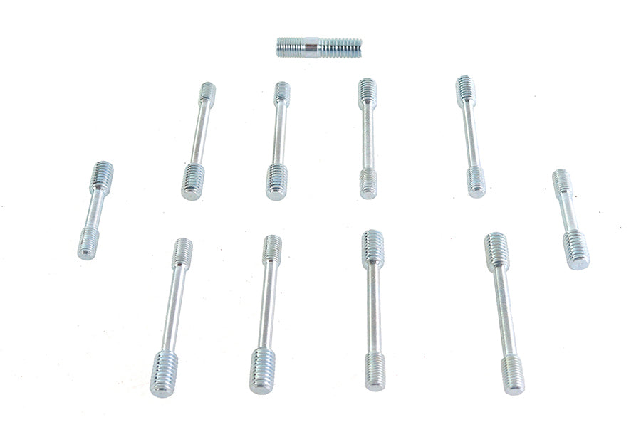 12-2106 - Rocker Box Cover Zinc Finish Stud Set by Motorshop