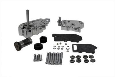 12-9800 - Polished Oil Pump Assembly with Breather by Motorshop