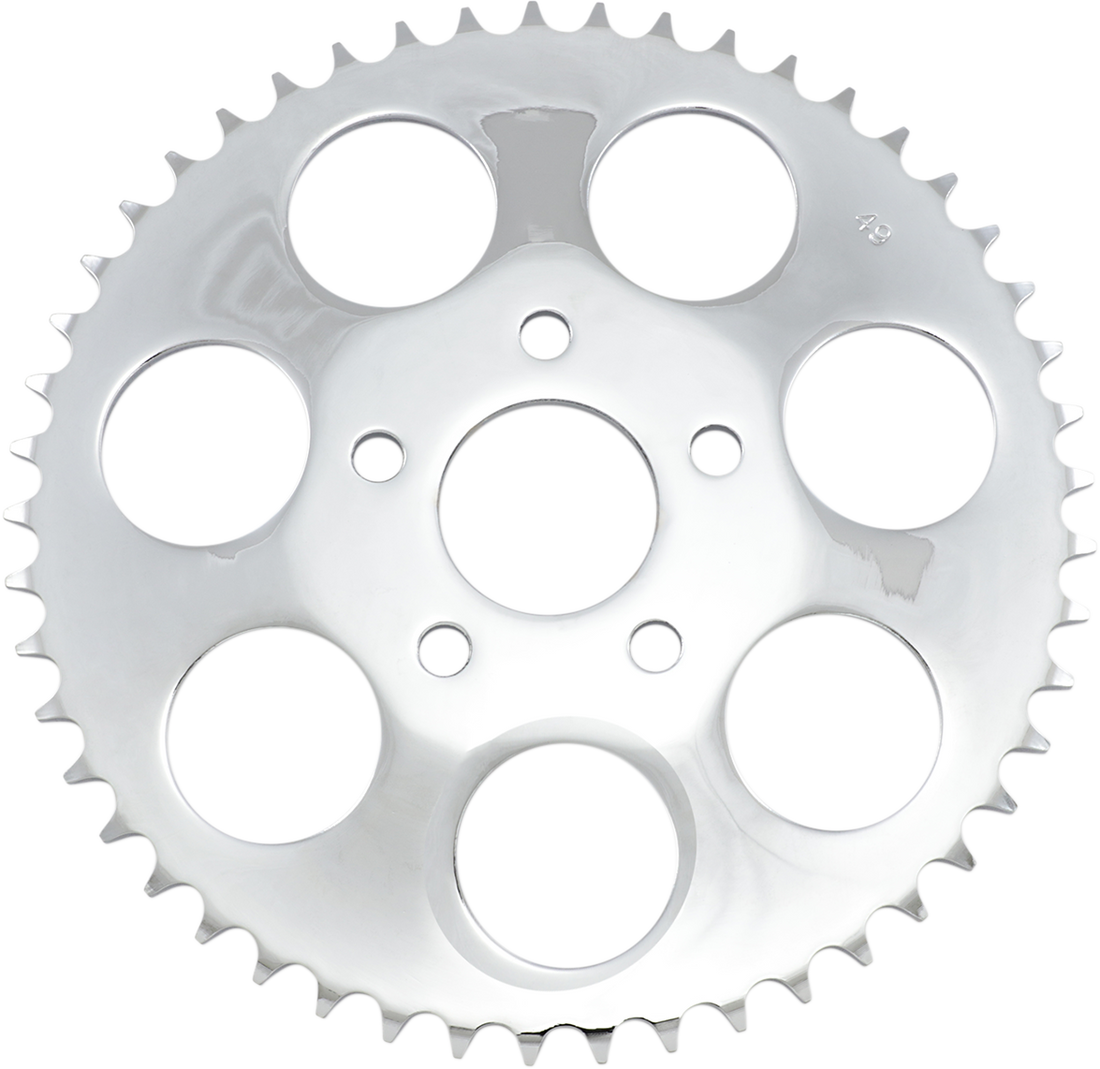 DRAG SPECIALTIES Rear Sprocket - 49 Tooth - Chrome 17512P