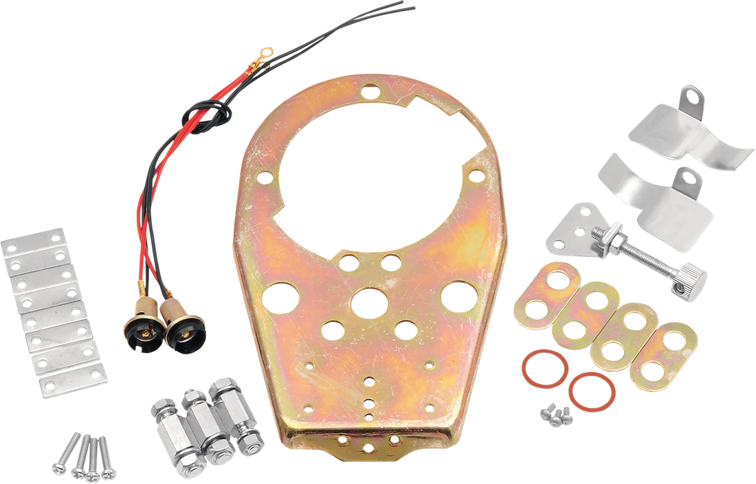 DRAG SPECIALTIES Base Plate - Cat Eye Dash Cover 12-0034B