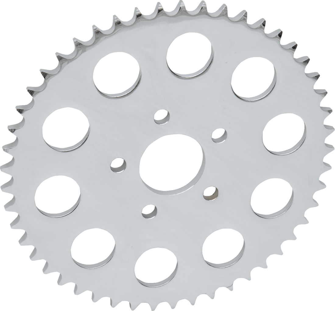 1210-1843 - DRAG SPECIALTIES Rear Sprocket - Gloss Black - Flat - 46 Tooth 16429EB
