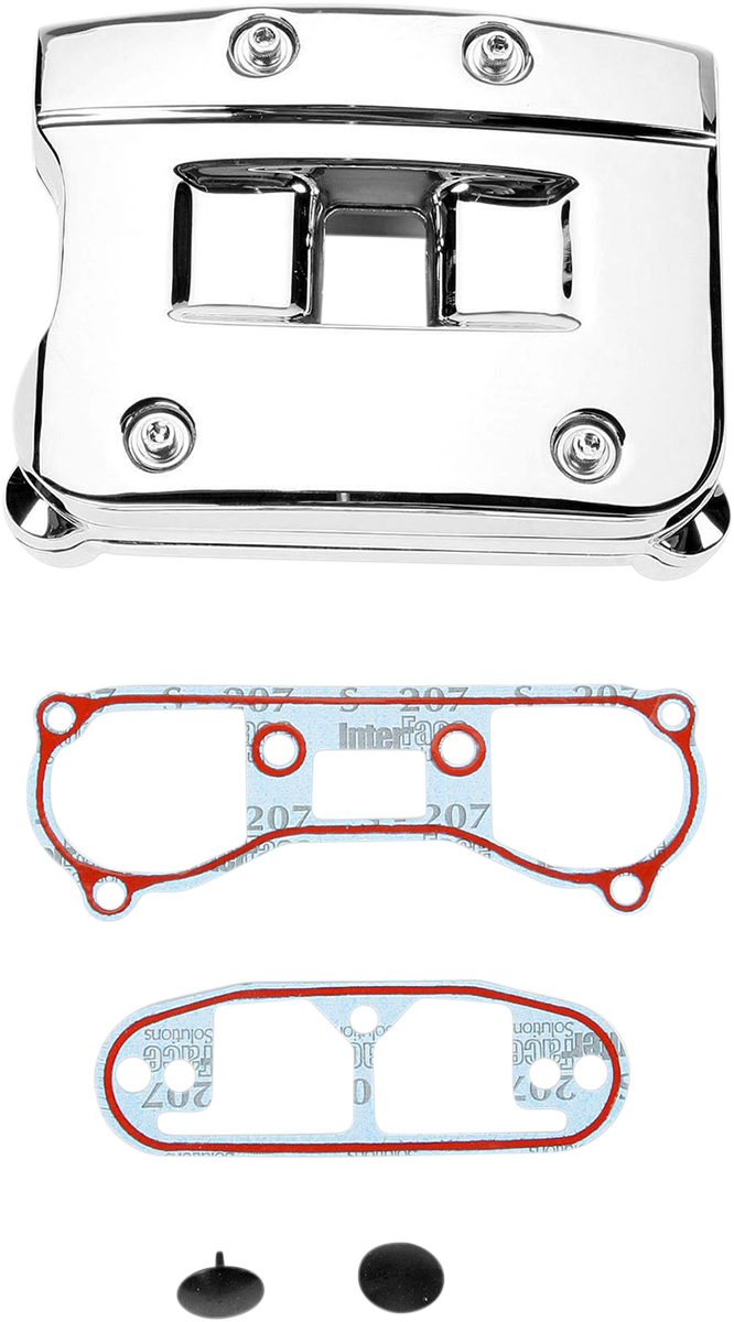 DRAG SPECIALTIES Rocker Box Cover - Evo Big Twin 037001-BX-LB2