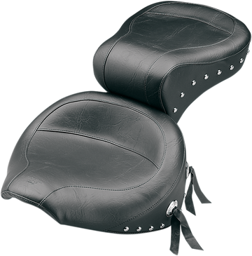 MUSTANG Wide Studded Touring Seat - Softail '84-'99 75503