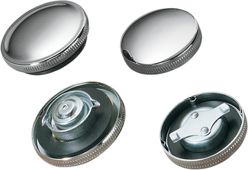 DRAG SPECIALTIES Gas Cap - Non-Vented - Chrome 011179-BC204