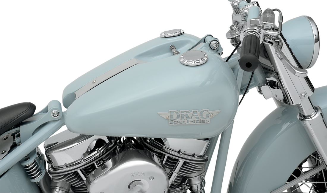 DRAG SPECIALTIES Fat Bob Style Gas Tanks - Flatside - 3.5 Gallon 011184-BX36