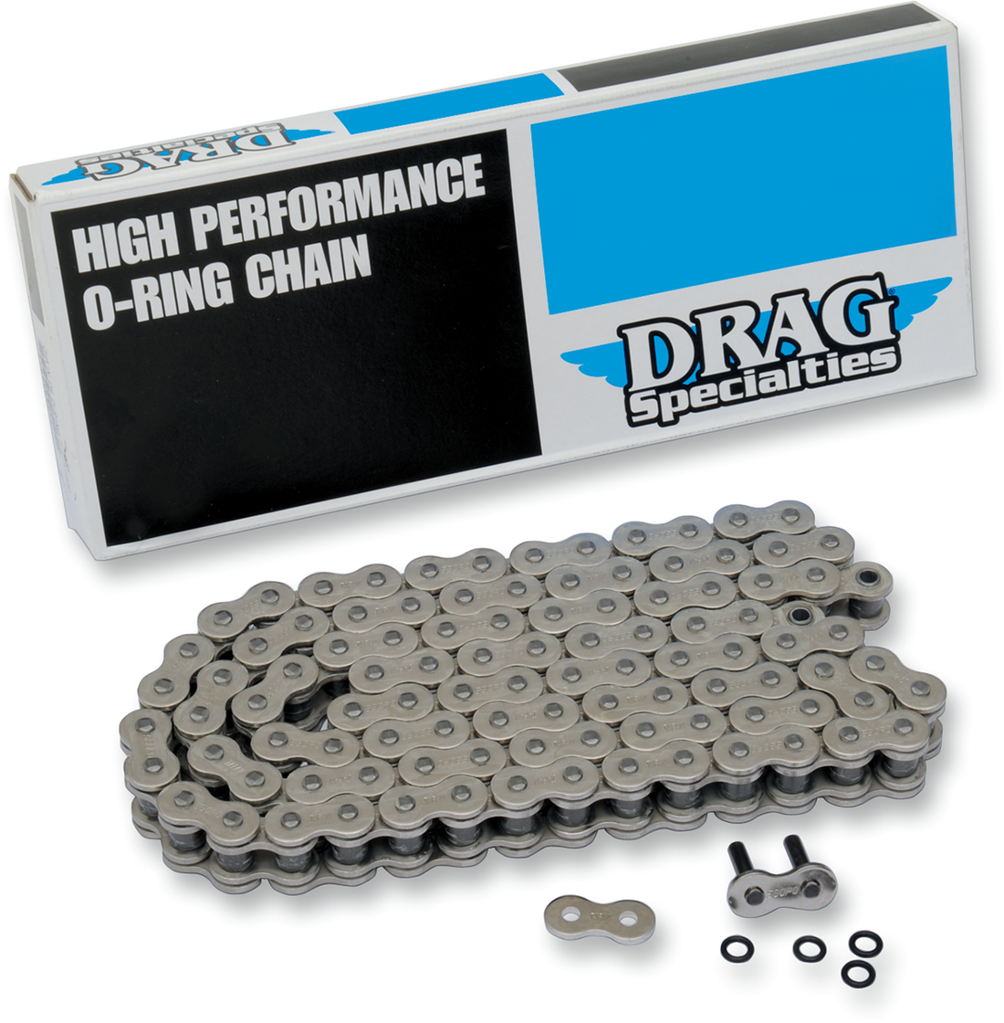 1222-0666 - DRAG SPECIALTIES 530 Series - O-Ring Chain - Chrome - 120 Links MDS530POS120L2