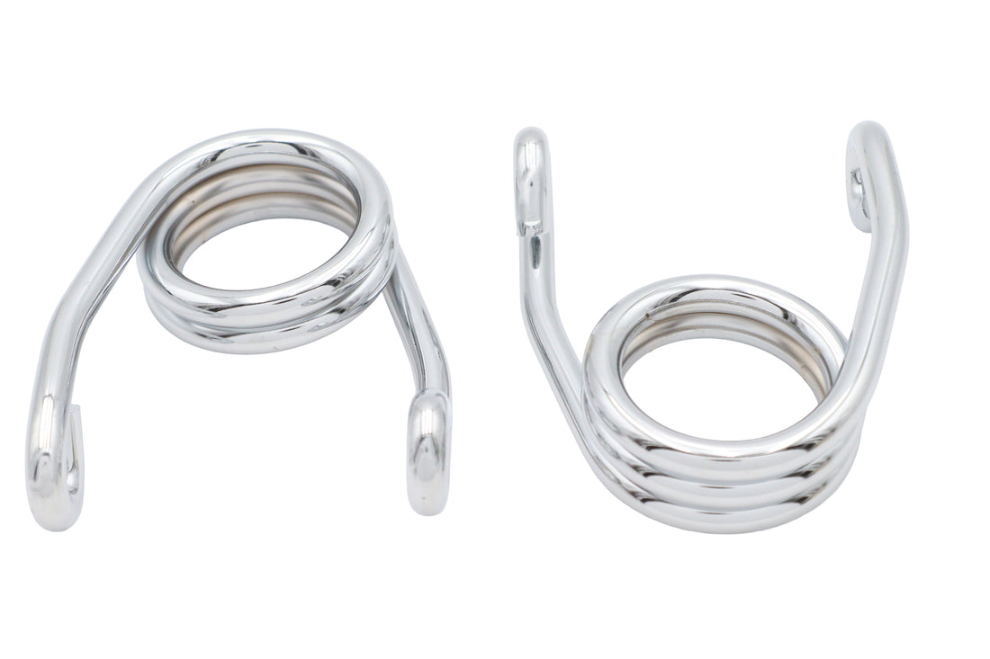 13-0274 - Chrome 2 inch Seat Spring Set by V-Twin