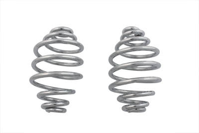 13-0548 - Chrome 5 inch Seat Spring Set by V-Twin