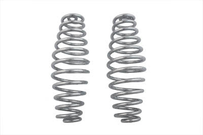 13-0741 - Chrome 7-1/8  Seat Spring Set by V-Twin