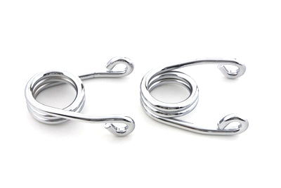 13-0986 - Chrome 2 inch Hair Seat Spring Set by V-Twin