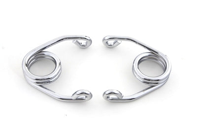 13-0987 - Chrome 3-1/2  Hair Seat Spring Set by V-Twin