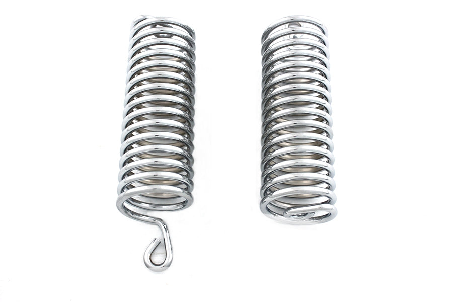 13-9252 - Chrome 7  Seat Spring Set by V-Twin