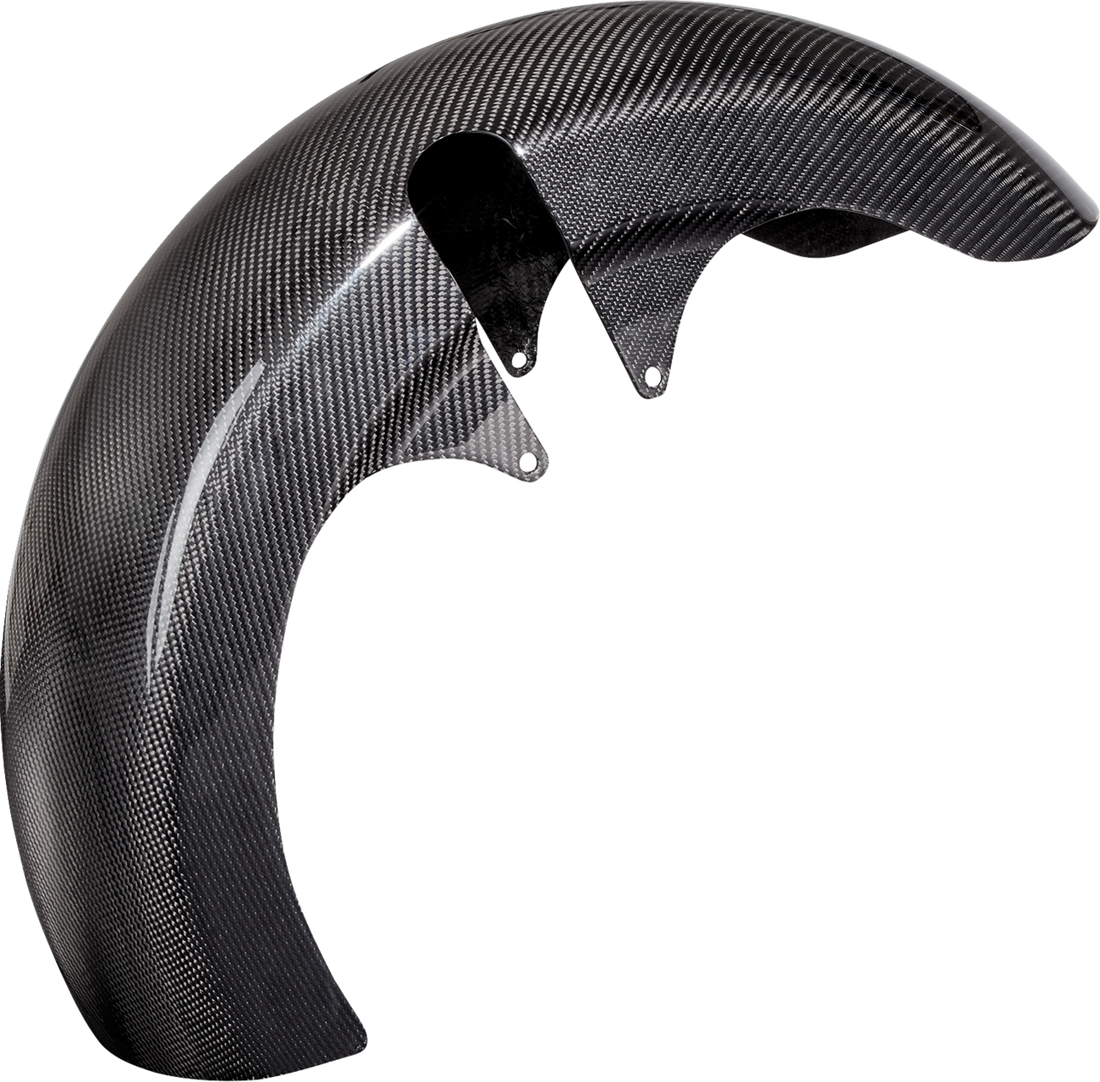 1401-1068 - ARLEN NESS Front Fender - Fat Wrapper - 21" - Carbon Fiber - FLT '24-'25 210-031
