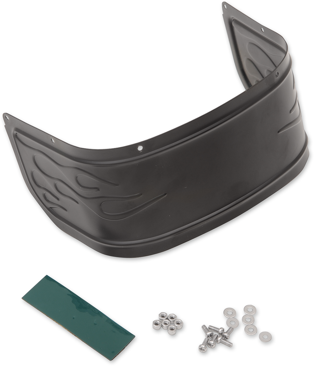 1405-0224 - DRAG SPECIALTIES Front Fender Skirt - Satin Black 77762F