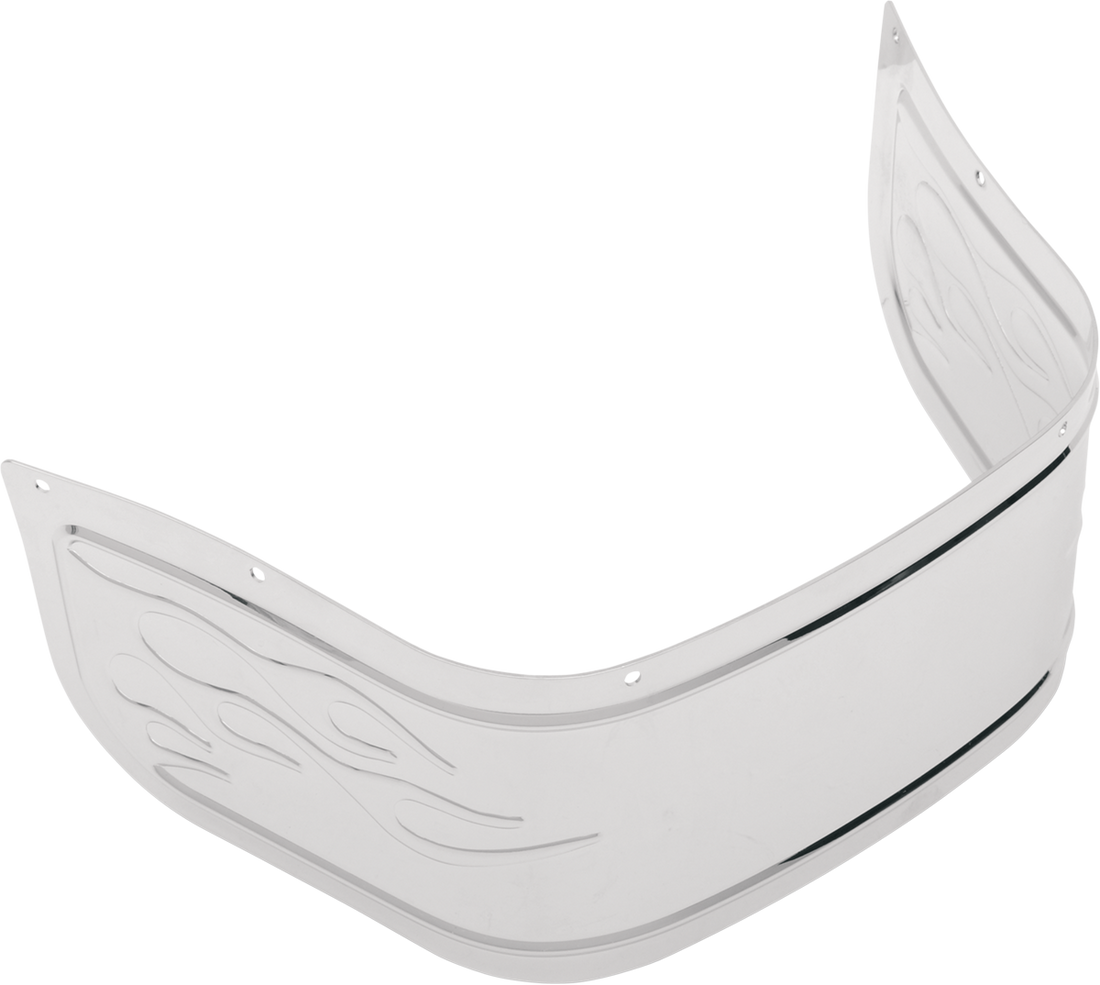 1405-0224 - DRAG SPECIALTIES Front Fender Skirt - Satin Black 77762F