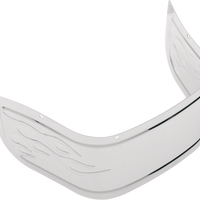 1405-0224 - DRAG SPECIALTIES Front Fender Skirt - Satin Black 77762F