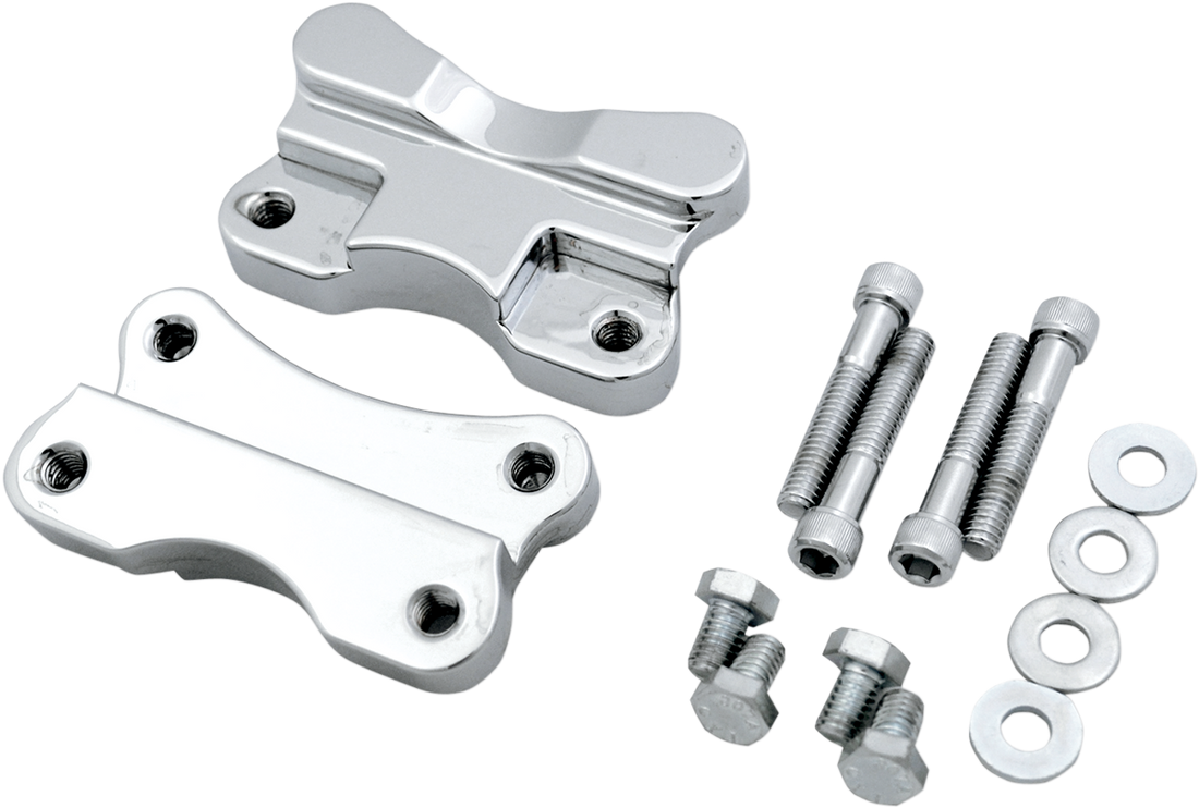 1410-0066 - DRAG SPECIALTIES Fender-To-Fork Adapters - Chrome 1410-0066