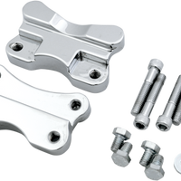 1410-0067 - DRAG SPECIALTIES Fender-To-Fork Adapters - Gloss Black 1410-0067