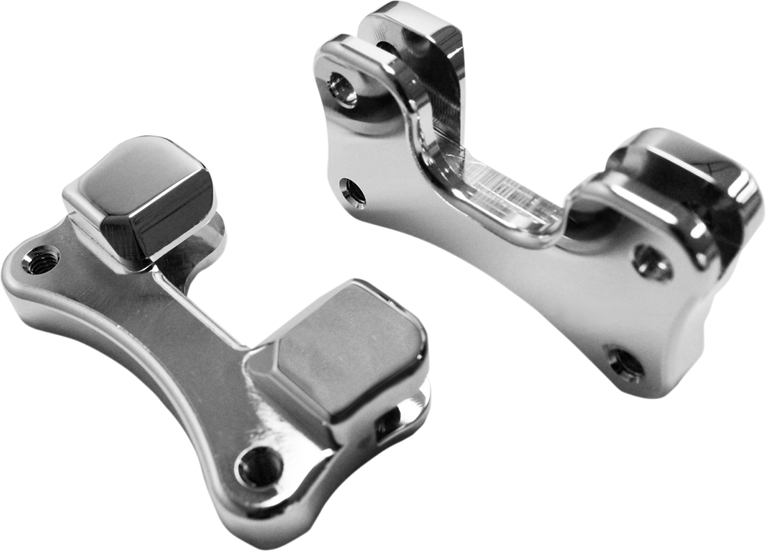 1410-0095 - DRAG SPECIALTIES Fender-To-Fork Adapters - Chrome 1410-0095