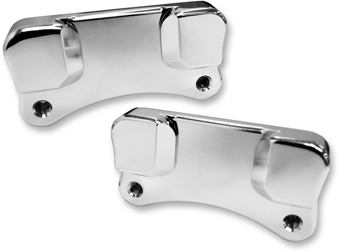 1410-0097 - DRAG SPECIALTIES Fender-To-Fork Adapters - Chrome 1410-0097