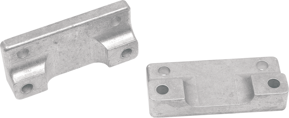 1410-0097 - DRAG SPECIALTIES Fender-To-Fork Adapters - Chrome 1410-0097