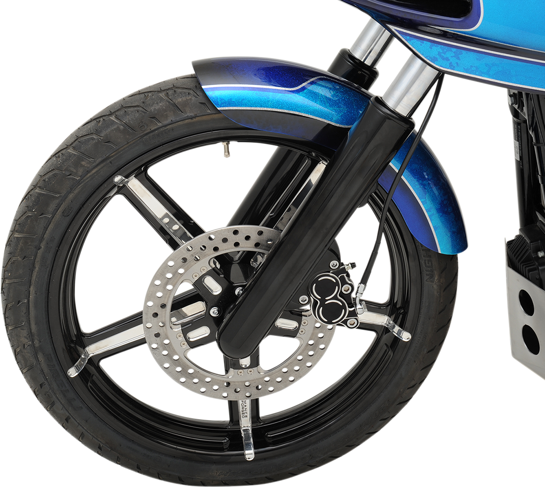1410-0098 - DRAG SPECIALTIES Fender-To-Fork Adapters - Black 1410-0098