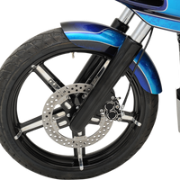 1410-0098 - DRAG SPECIALTIES Fender-To-Fork Adapters - Black 1410-0098