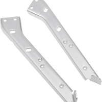 1413-0020 - DRAG SPECIALTIES Right Saddlebag Rail Support Bracket - Black S77-0135GBR