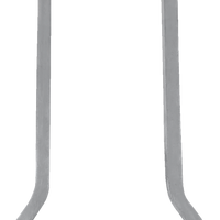 1501-0770 - DRAG SPECIALTIES Square Sissy Bar - Chrome - 12.5" H x 7.5" W X08-0041CT