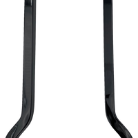 1501-0773 - DRAG SPECIALTIES Square Sissy Bar - Tall - Black - 12.5" H x 7.5" W X08-0041GBT