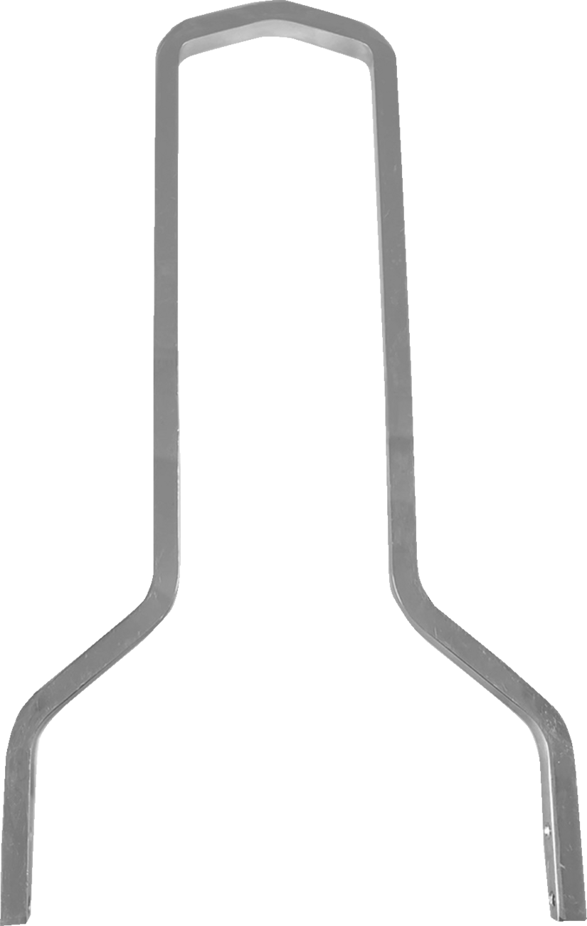 1501-0776 - DRAG SPECIALTIES Square Sissy Bar - Chrome - 15.5" H x 11" W X08-0042CT
