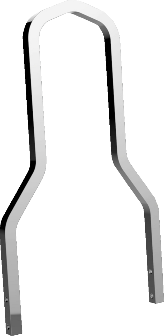 1501-0783 - DRAG SPECIALTIES Square Sissy Bar - Chrome - 15.14" H x 8.25" W X08-0045CT