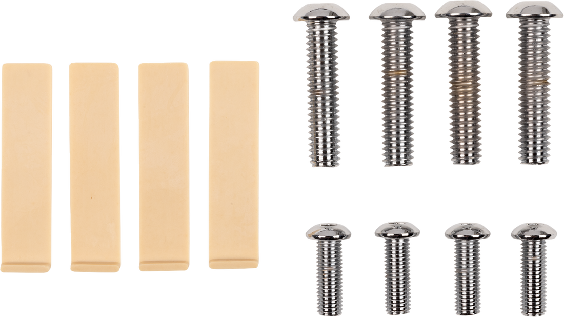 1504-0110 - DRAG SPECIALTIES Side Plates - Chrome X08-0001C