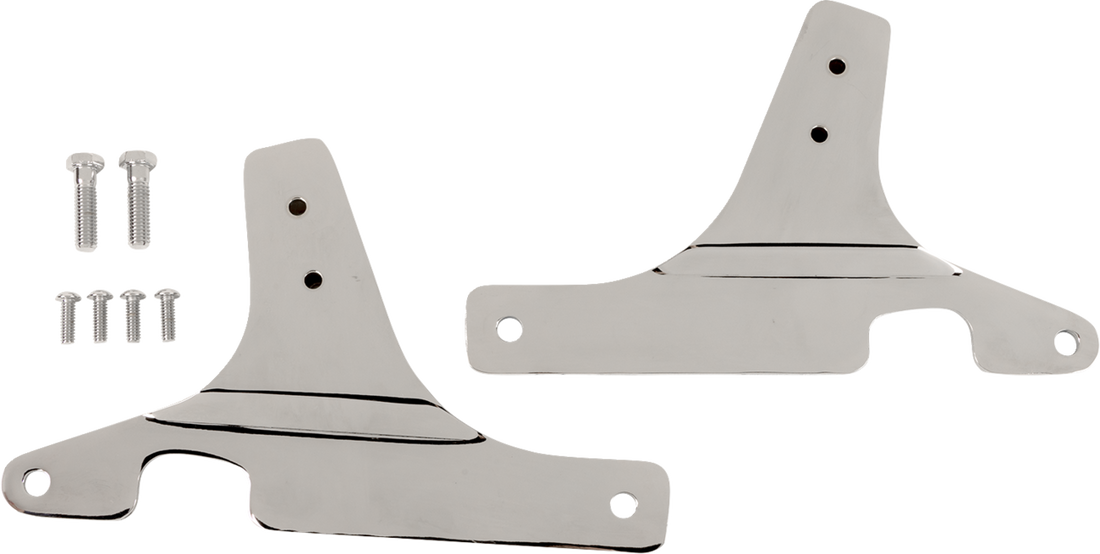 1504-0132 - DRAG SPECIALTIES Side Plates - Chrome X08-0020C