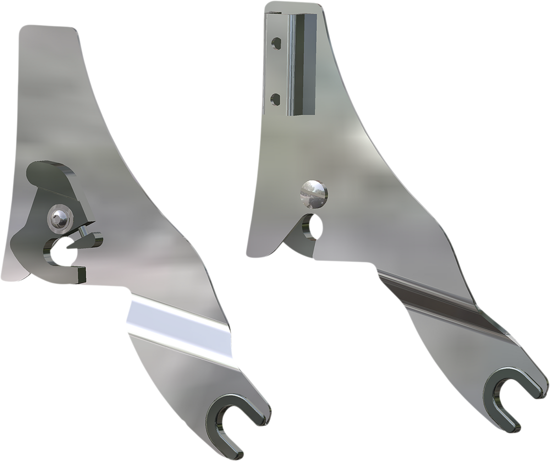 1504-0134 - DRAG SPECIALTIES Quick Release Side Plates - Black X08-0021GB