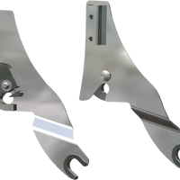 1504-0134 - DRAG SPECIALTIES Quick Release Side Plates - Black X08-0021GB